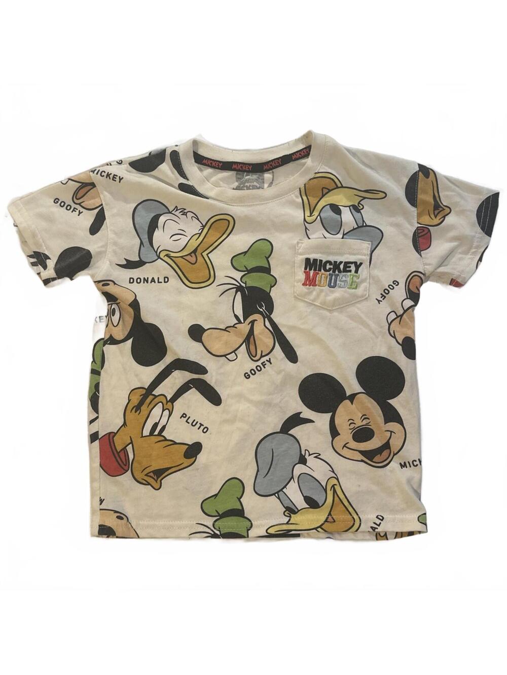 4T Toddler Disney Jr Mickey Donald Duck Goofy Pluto T-Shirt